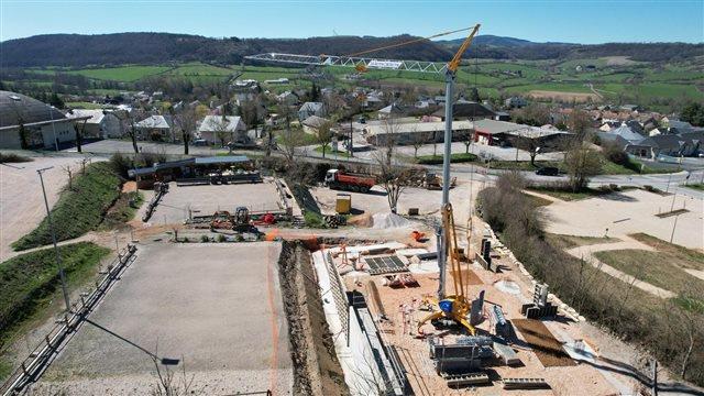 Construction d'un boulodrome par Sud Aveyron construction